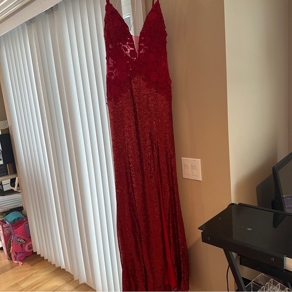 Jovani Red Dress - Picture 8 of 10